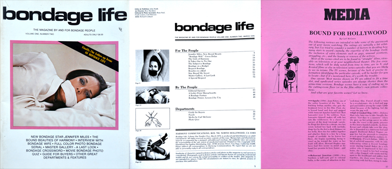 Bound for Hollywood by Carl McGuire debuted in Bondage Life 2